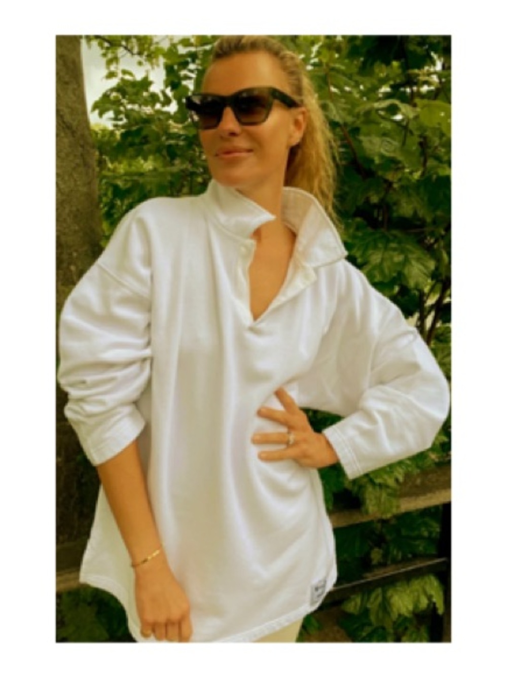 Like New Sloppy Joe Collar 02 - Size 2 - Cream